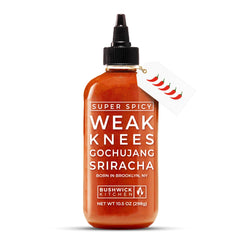 Bushwick Kitchen bottle front packaging showing label and spicy appeal