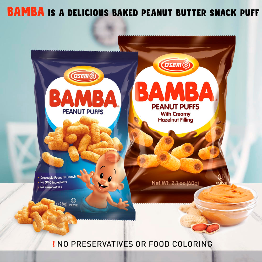 BUTO Bamba close-up texture of peanut puff illustrating airy, melt-in-mouth benefit