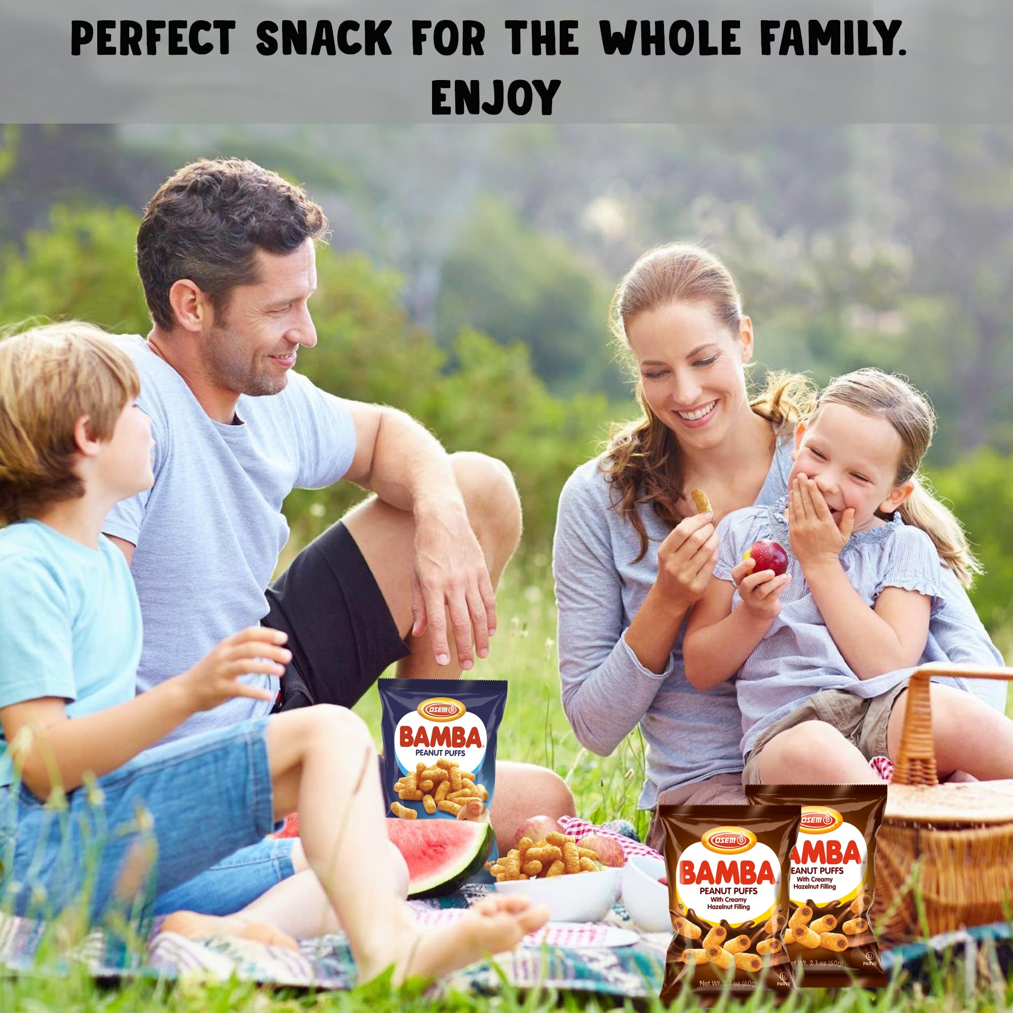 BUTO Bamba puffs in a child’s lunchbox demonstrating portable, toddler-friendly snack