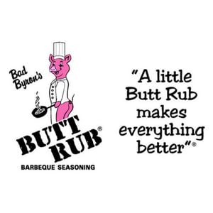 Butt Rub on grilled chicken skin producing golden-brown color and crispness