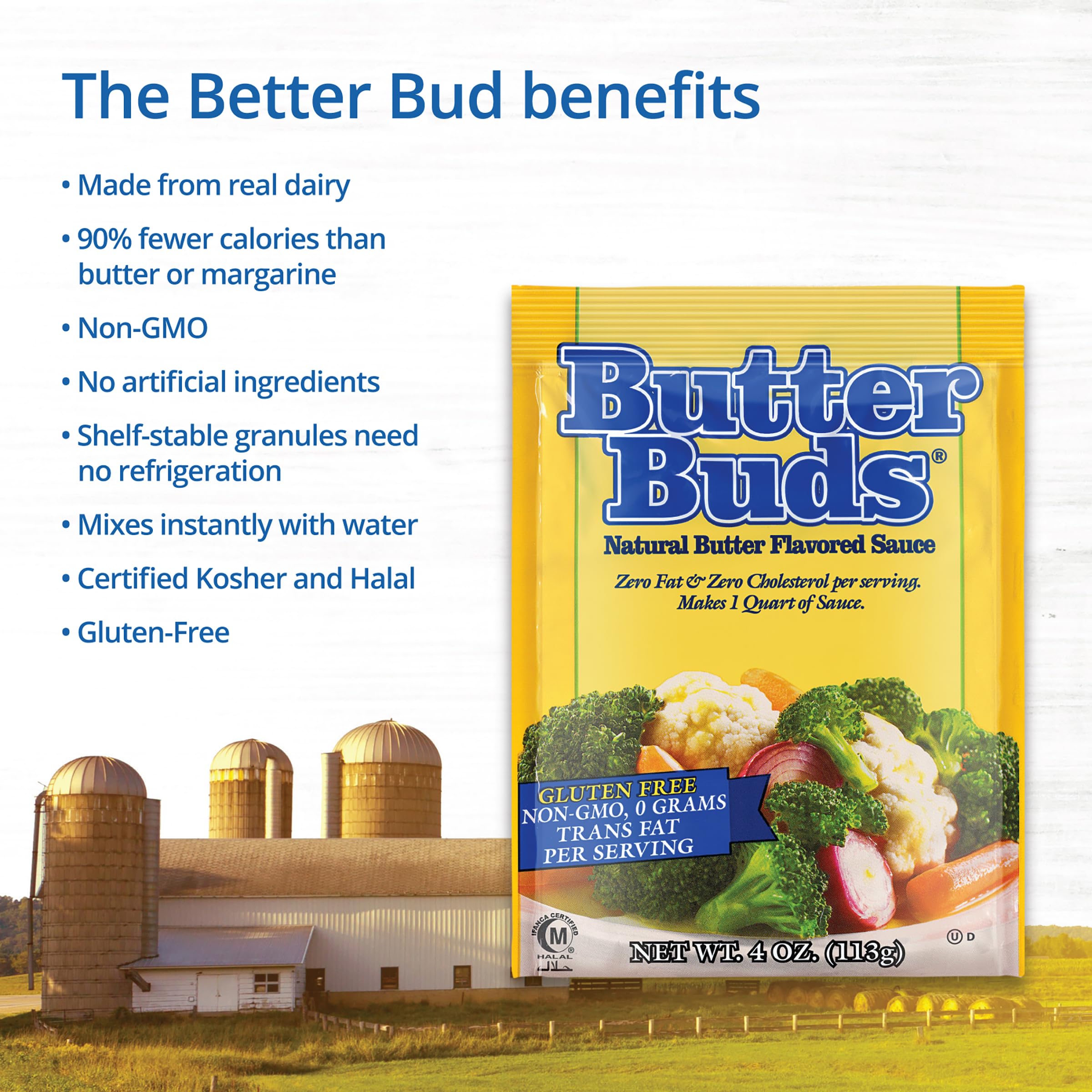 BUTTER BUDS used in kitchen serving bowl showing quick, diet-friendly finish
