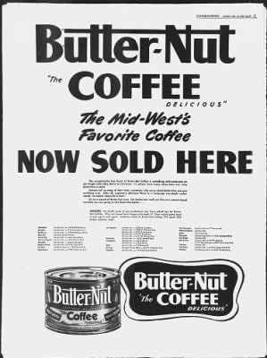 Butter-Nut label detail showing brand, roast level, and kosher certification benefits