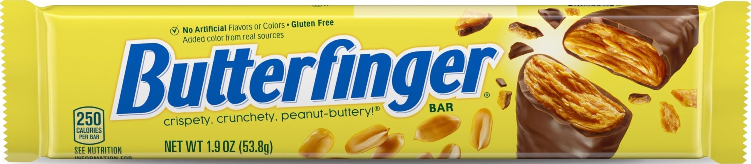 Butterfinger front packaging showing 36-count box and brand — convenient bulk supply