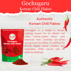 Byait in bowl for kimchi with flakes ready to mix for authentic flavor