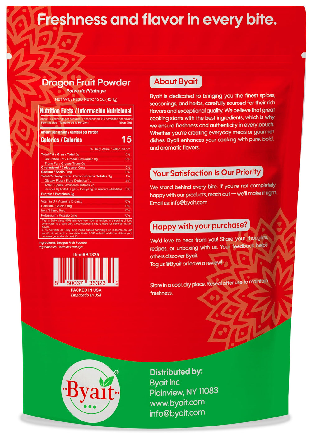 Byait resealable pouch open easy storage and freshness preservation benefit