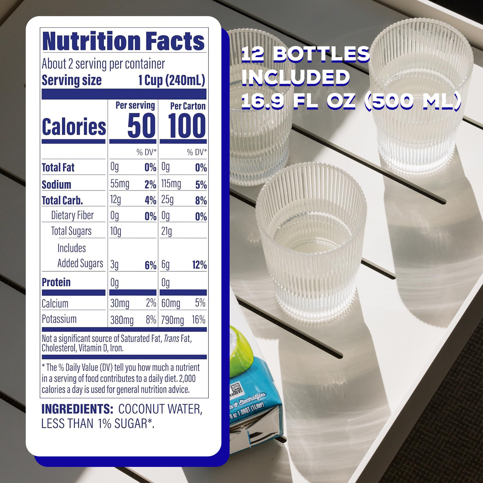 C2O label detail displaying sourcing and sustainability information