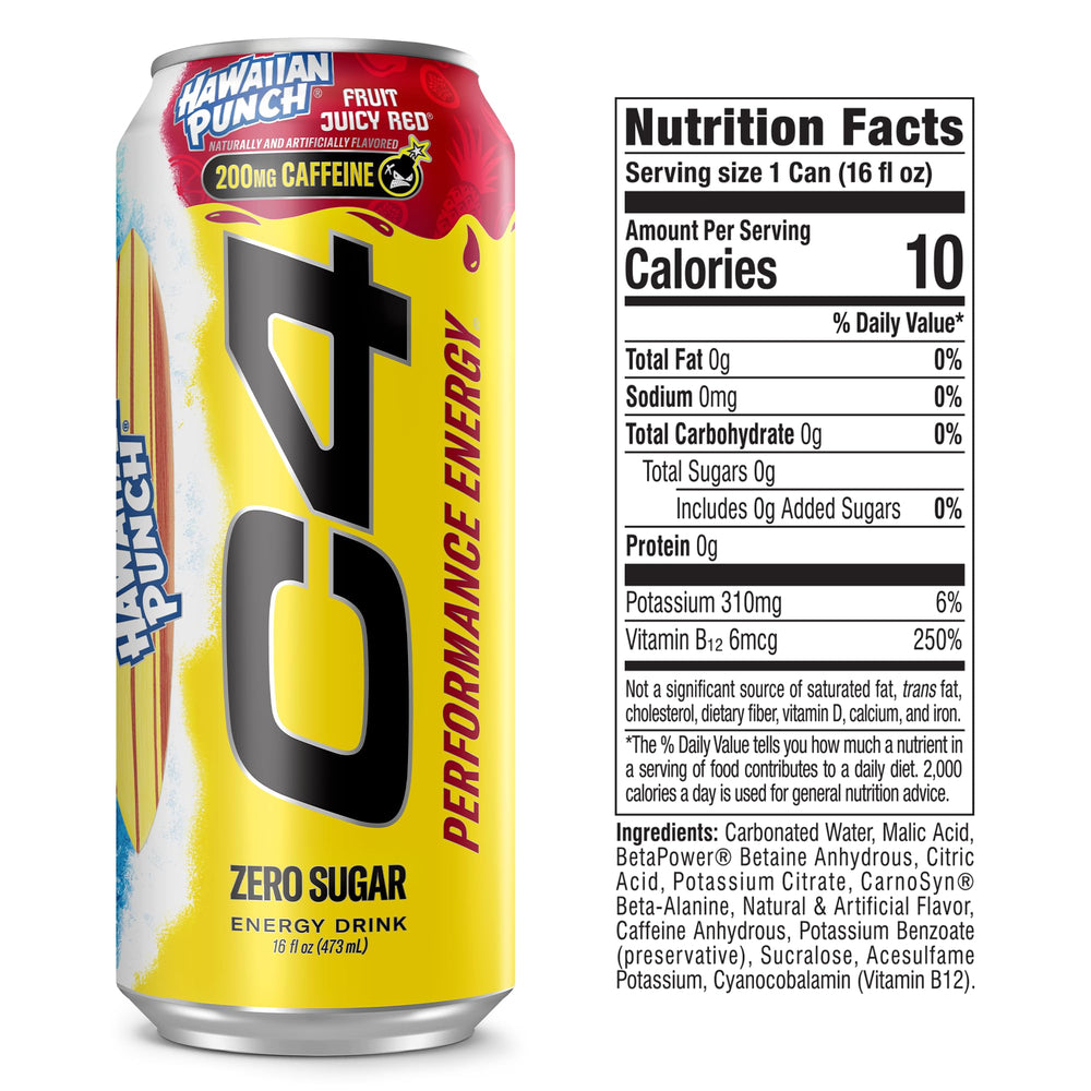 C4 ingredient close-up highlighting beta-alanine and betaine benefits
