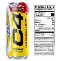 C4 ingredient close-up highlighting beta-alanine and betaine benefits