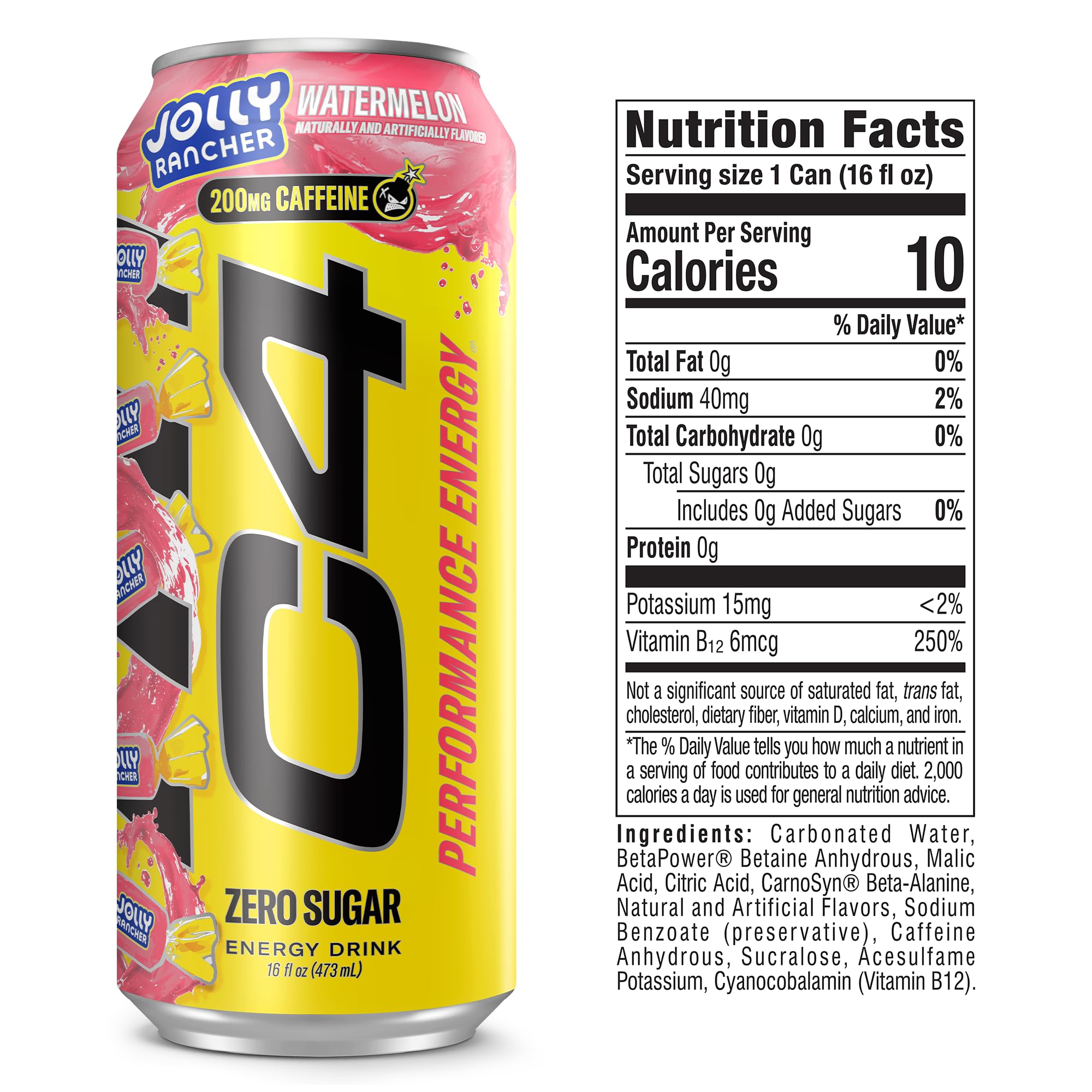 C4 performance energy can in active lifestyle scene highlighting quick energy boost