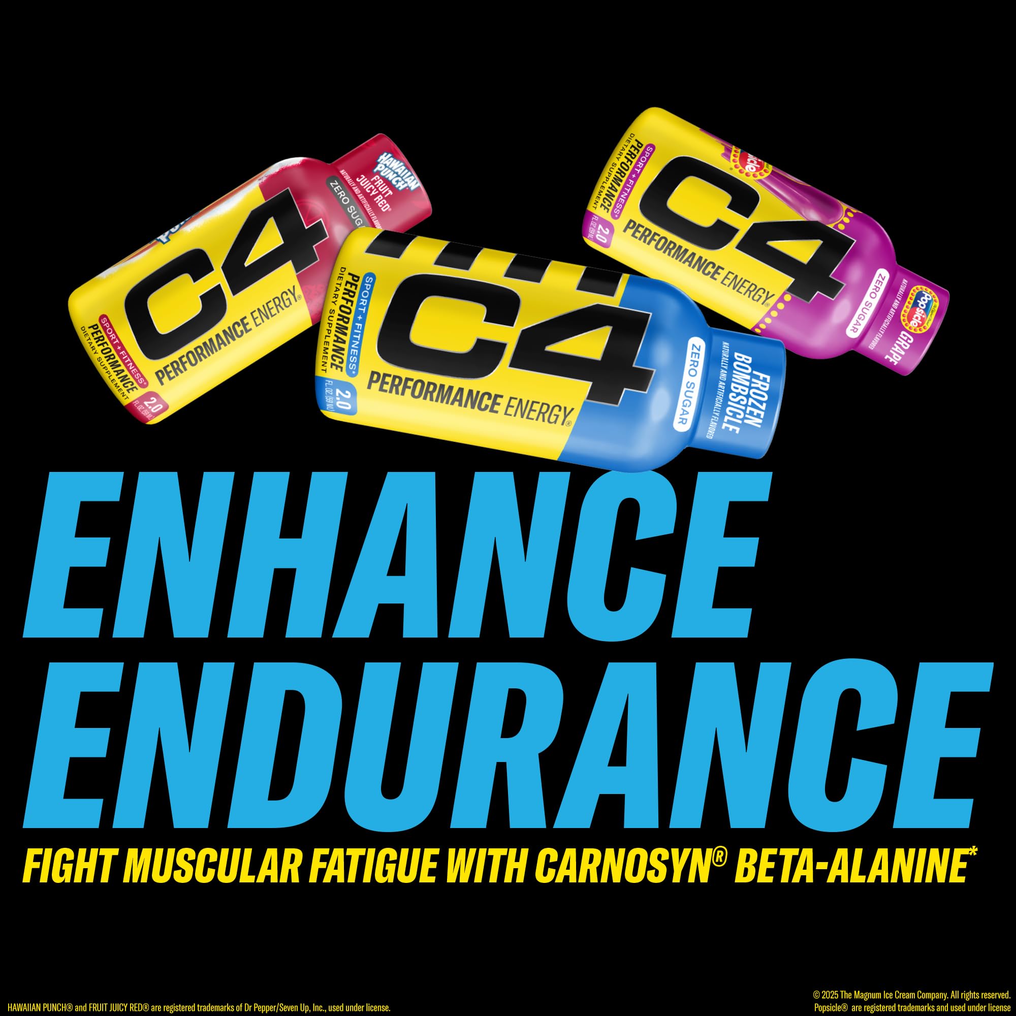 C4 shot label with NSF Certified for Sport badge confirming athlete-safe testing