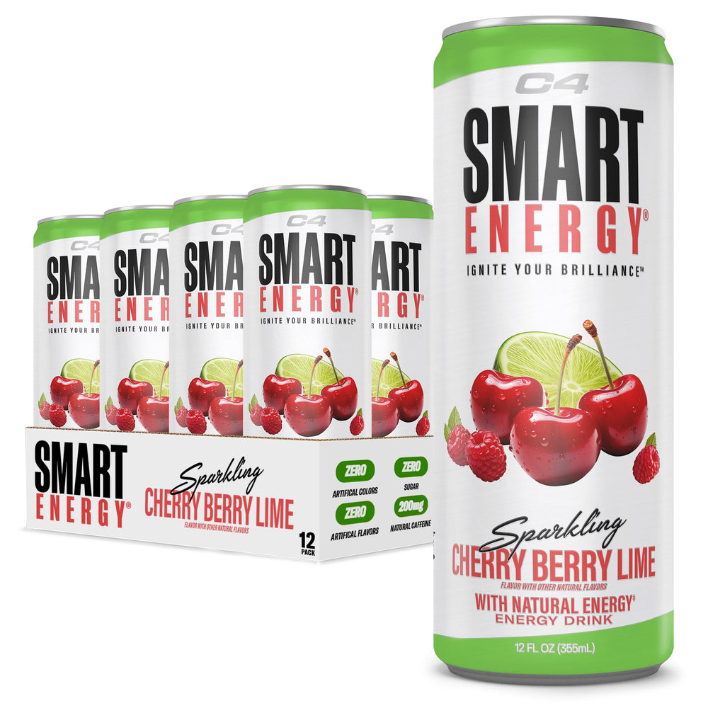 C4 front packaging showing logo and flavor, highlights quick energy