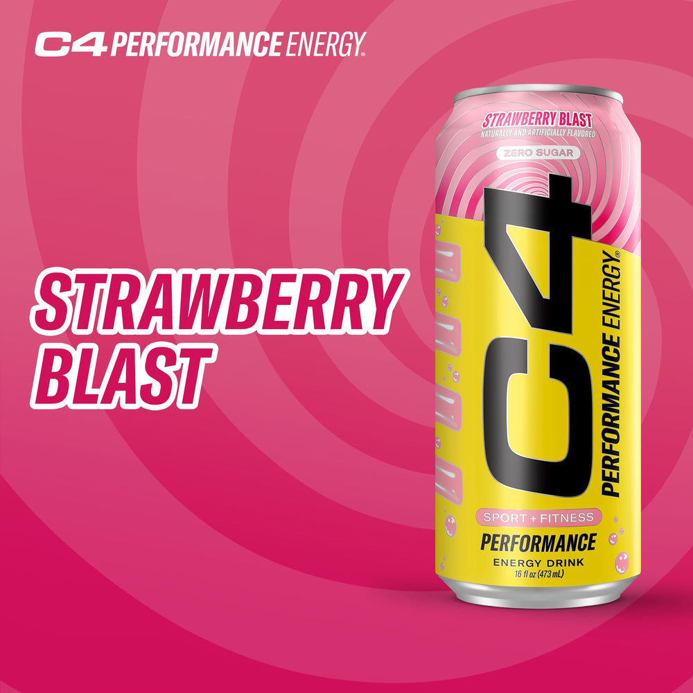 C4 nutrition and ingredients panel showing performance-focused components