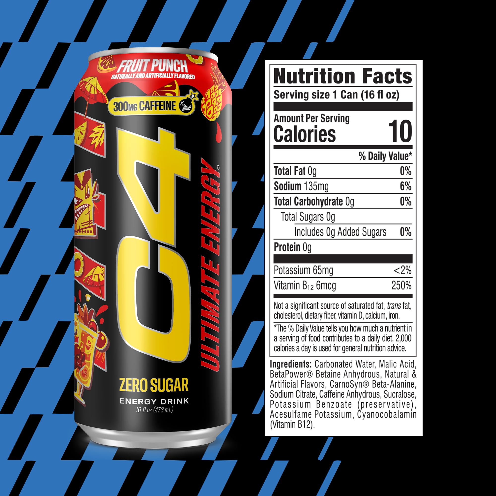 C4 can top open closeup highlighting convenient resealable pull tab benefit