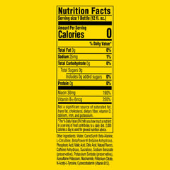 Close-up of C4 label and ingredient callouts highlighting zero sugar benefits