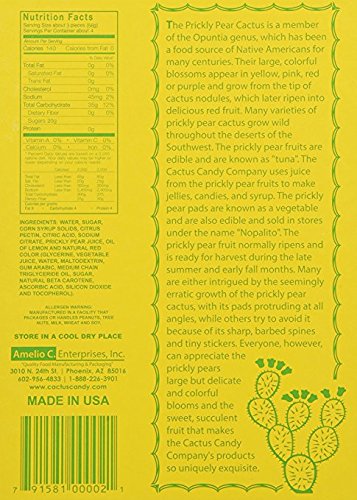 Cactus Candy Company candy held in hand for size and portion clarity