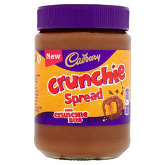 Cadbury jar front label showing product name and 400g size, clear branding benefit