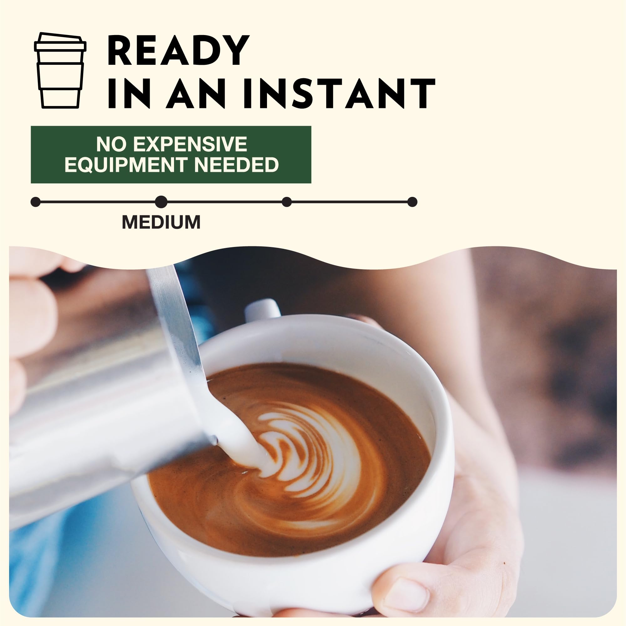 Cafe Altura prepared cup of coffee showcasing smooth medium roast flavor