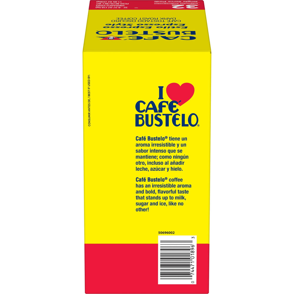 Café Bustelo bulk pack in an office pantry for convenient shared supply