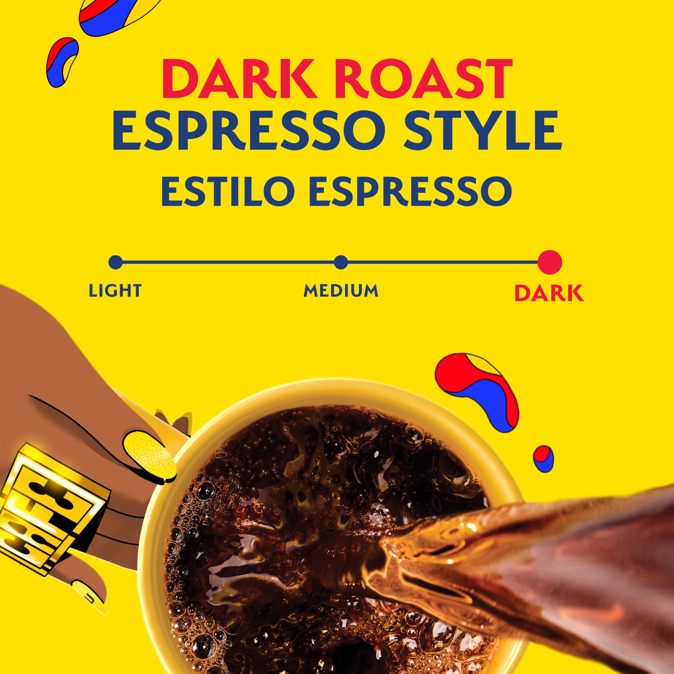 Café Bustelo open box with rows of pods ready for fast brewing