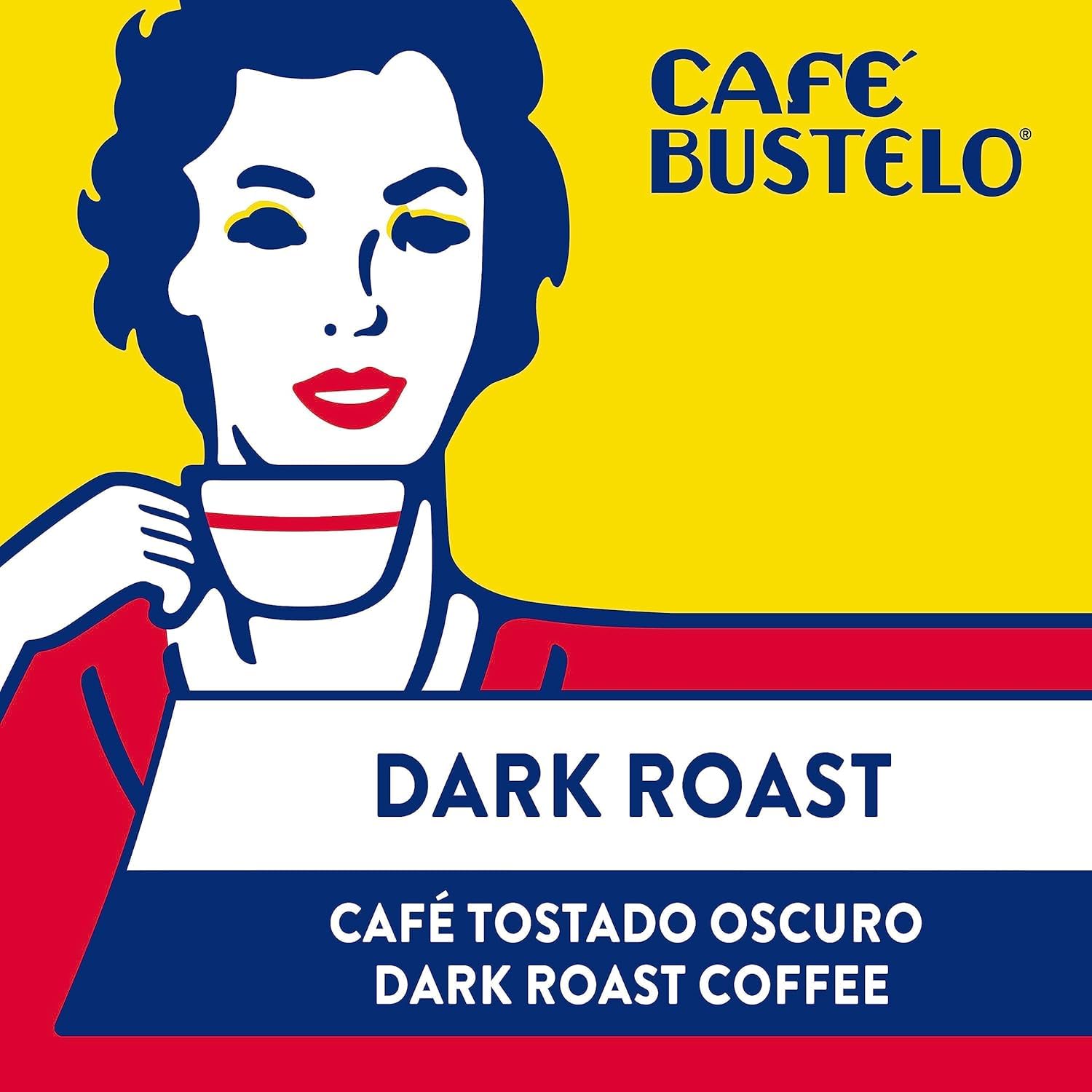 Café Bustelo stacked bricks in pantry saving space and preserving freshness