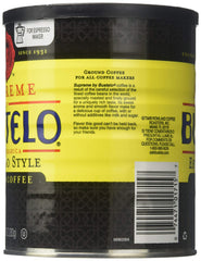 Cafe Bustelo Supreme closeup of finely ground coffee highlighting texture and strong flavor