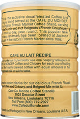 Cafe Du Monde brewed cup in kitchen scene showcasing enjoyable café au lait moments