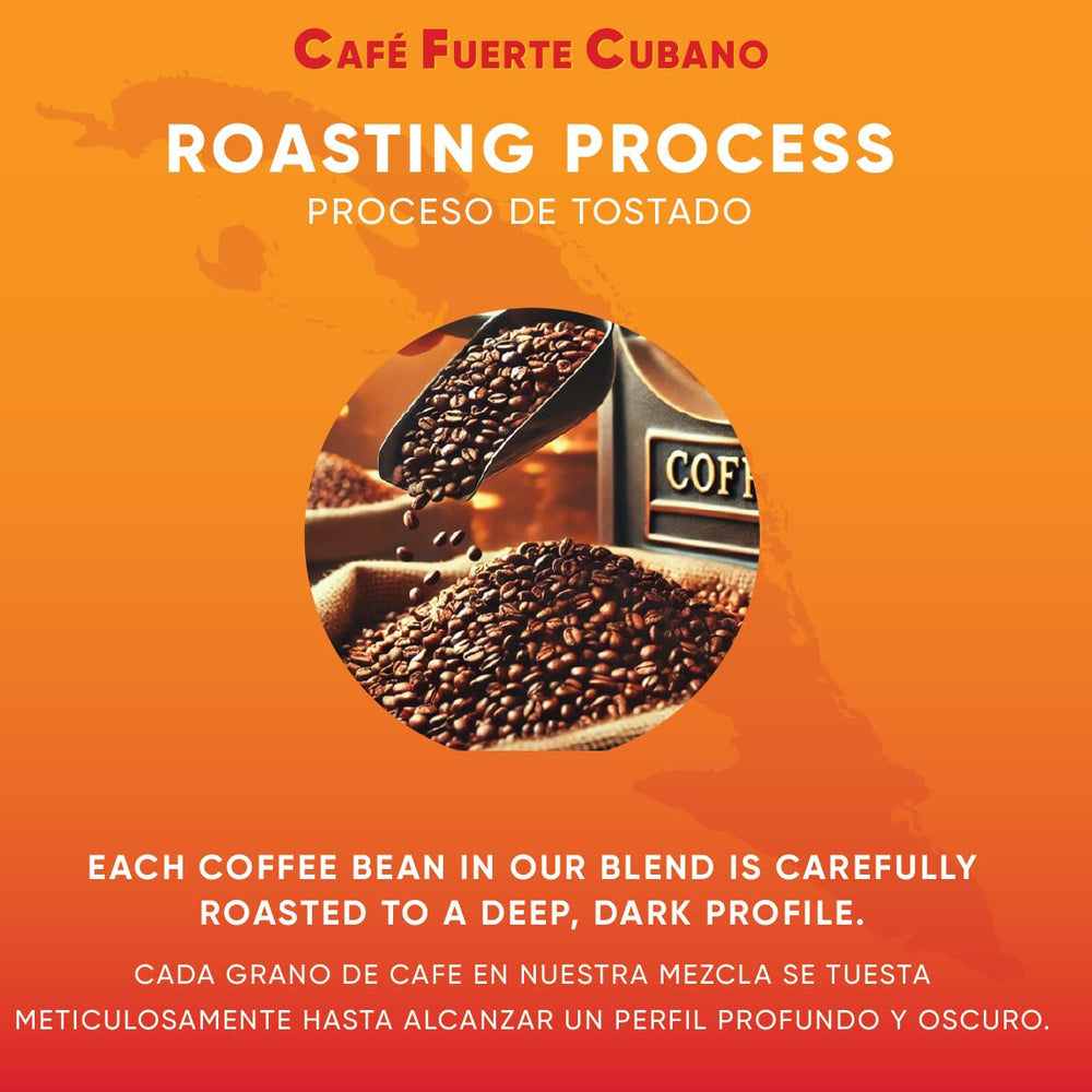 Café Fuerte Cubano espresso served with turbinado sugar demonstrating traditional pairing