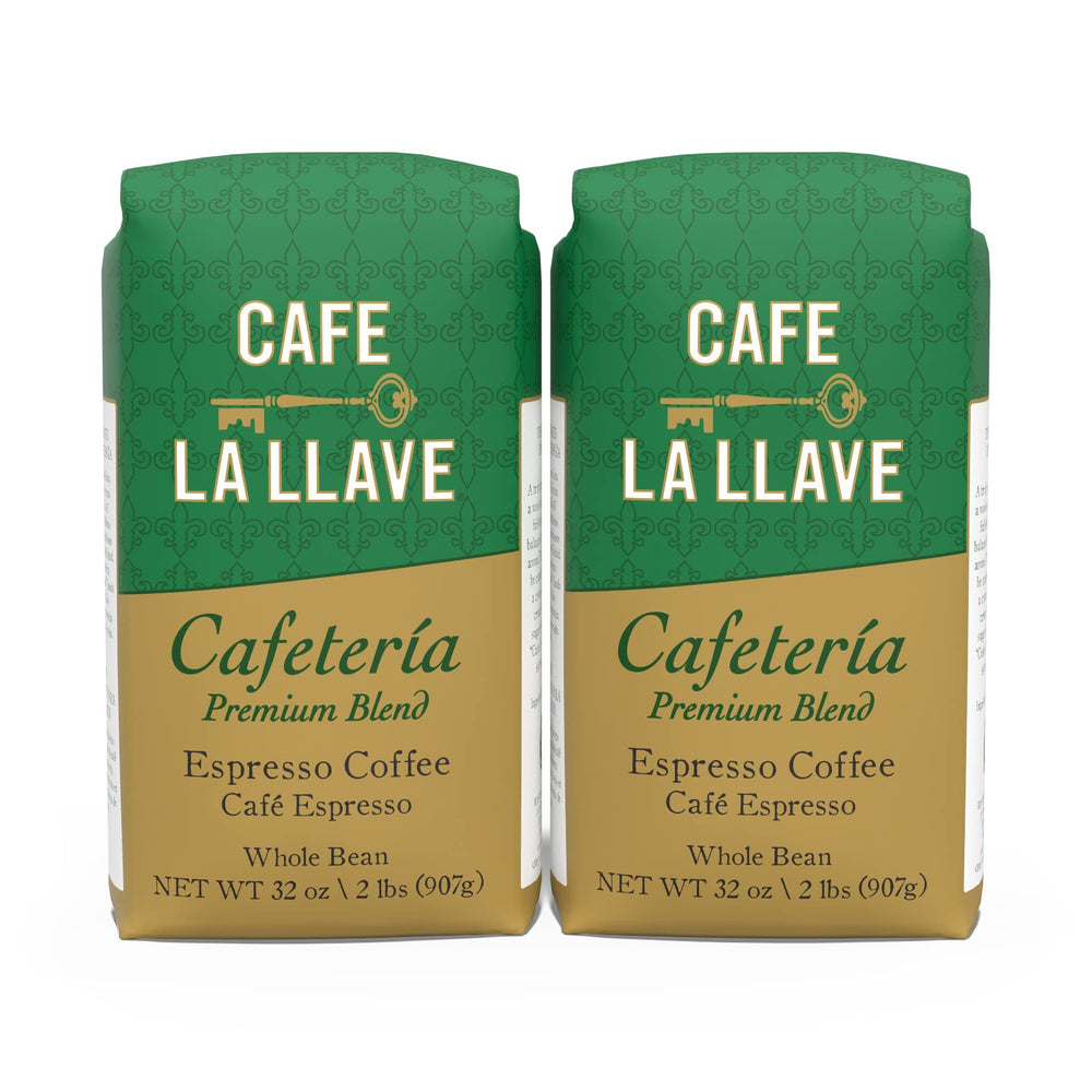 Cafe La Llave front packaging showing 32 oz bag and bold branding, preserves freshness