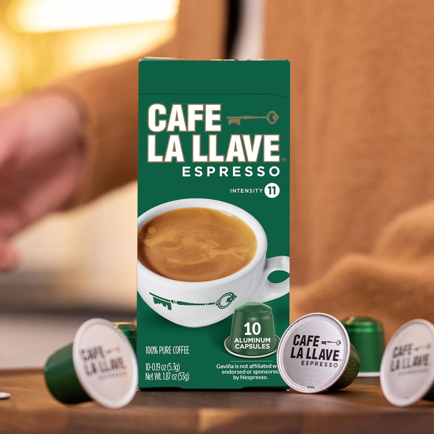 Café La Llave cup on a breakfast table evoking Latin tradition and indulgent morning ritual