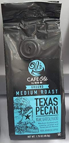 Cafe Ole brewed cup in kitchen setting showcasing nutty aroma