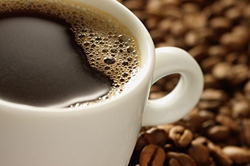Cafe Presto 400g size comparison next to a cup showing portion value and storage