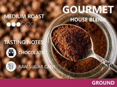 CAFE QUINDIO close-up of ground coffee texture enhancing brew flavor