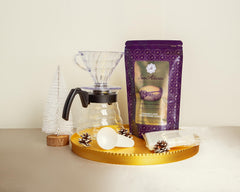 CAFÉ SAN ALBERTO open bag with whole beans showing freshness and reseal benefit