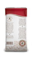 Café Santo Domingo INDUBAN close-up of bag material and sealed top preserving freshness
