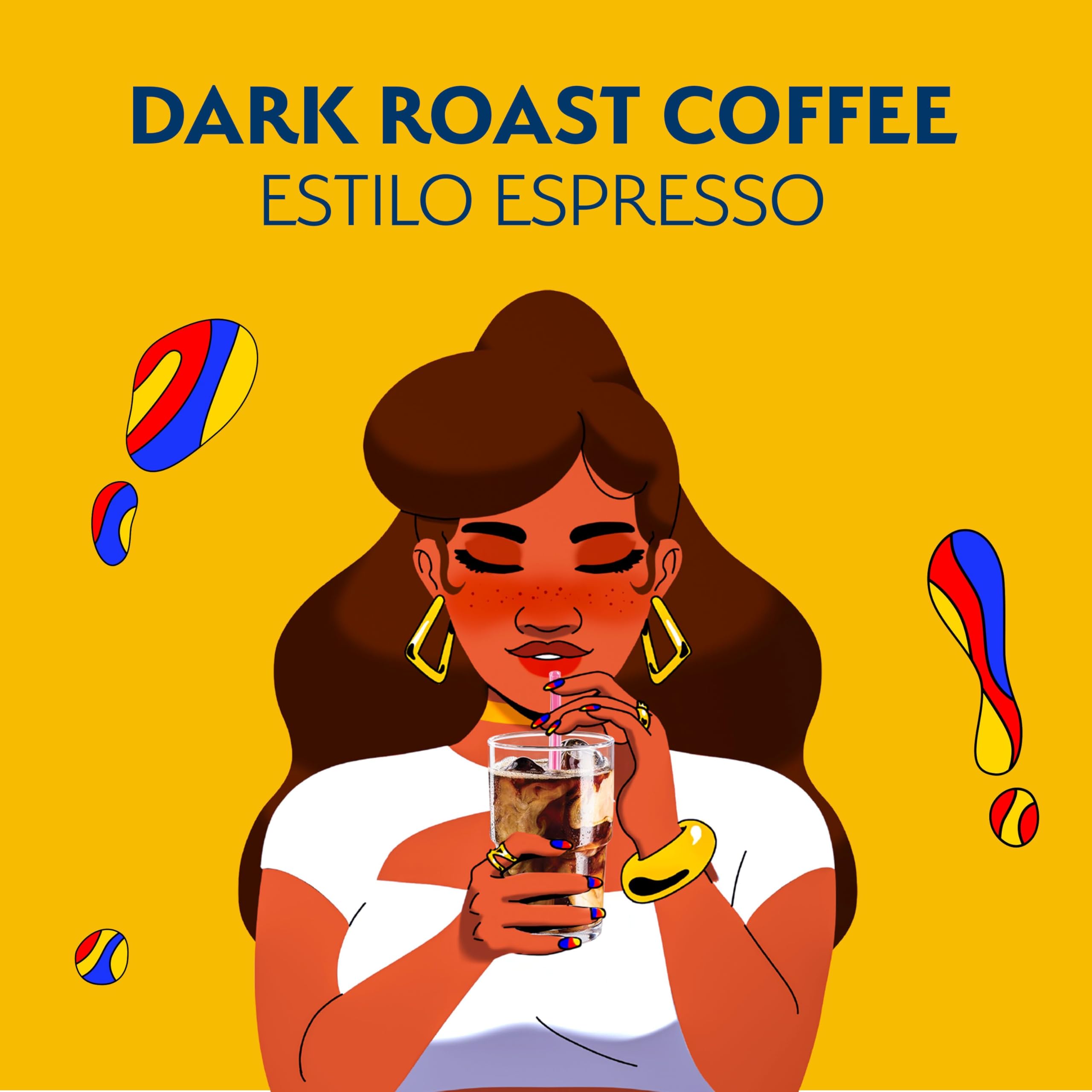 Café Bustelo pod in hand for scale showing single-serve portion control