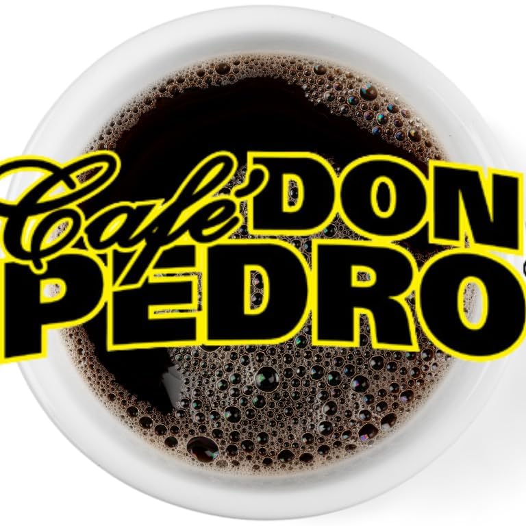 Cafe Don Pedro pod next to measuring cup showing serving size and portion clarity