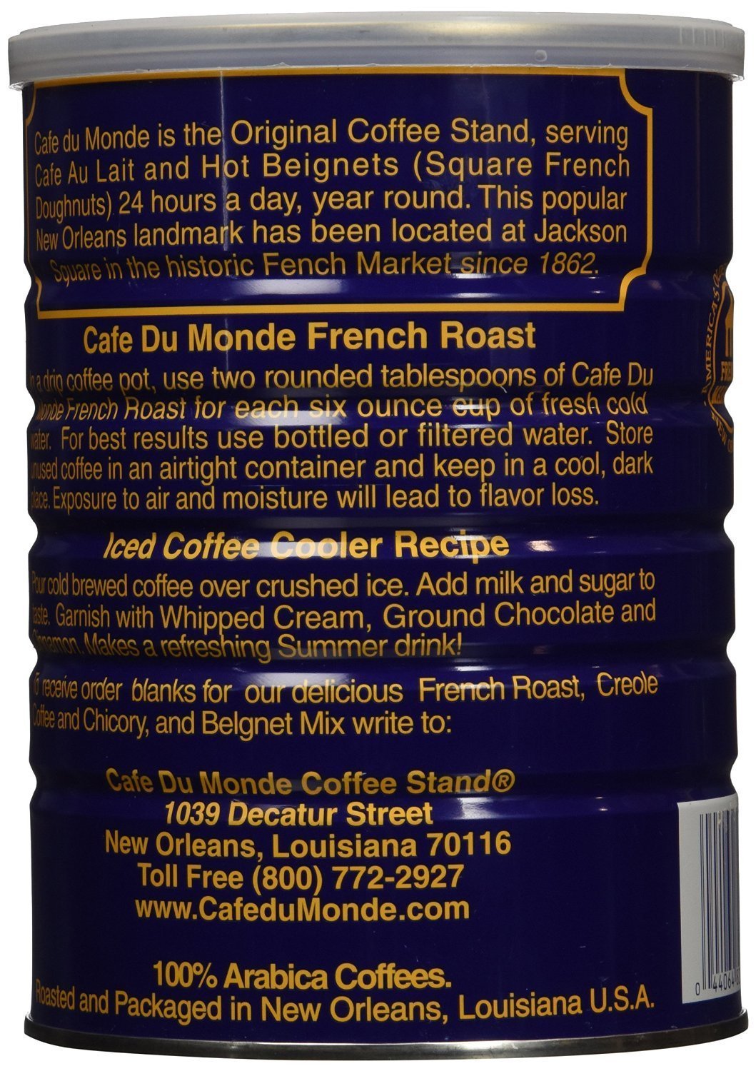 Cafe Du Monde ground coffee texture close-up showing rich grounds and aroma for full-bodied brewing