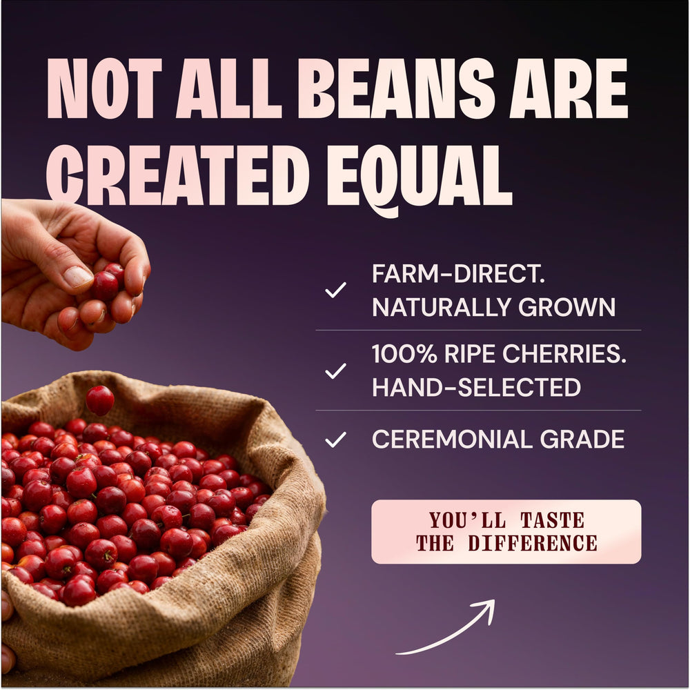 Cafely BanMe bag label showing direct-trade badge and origin