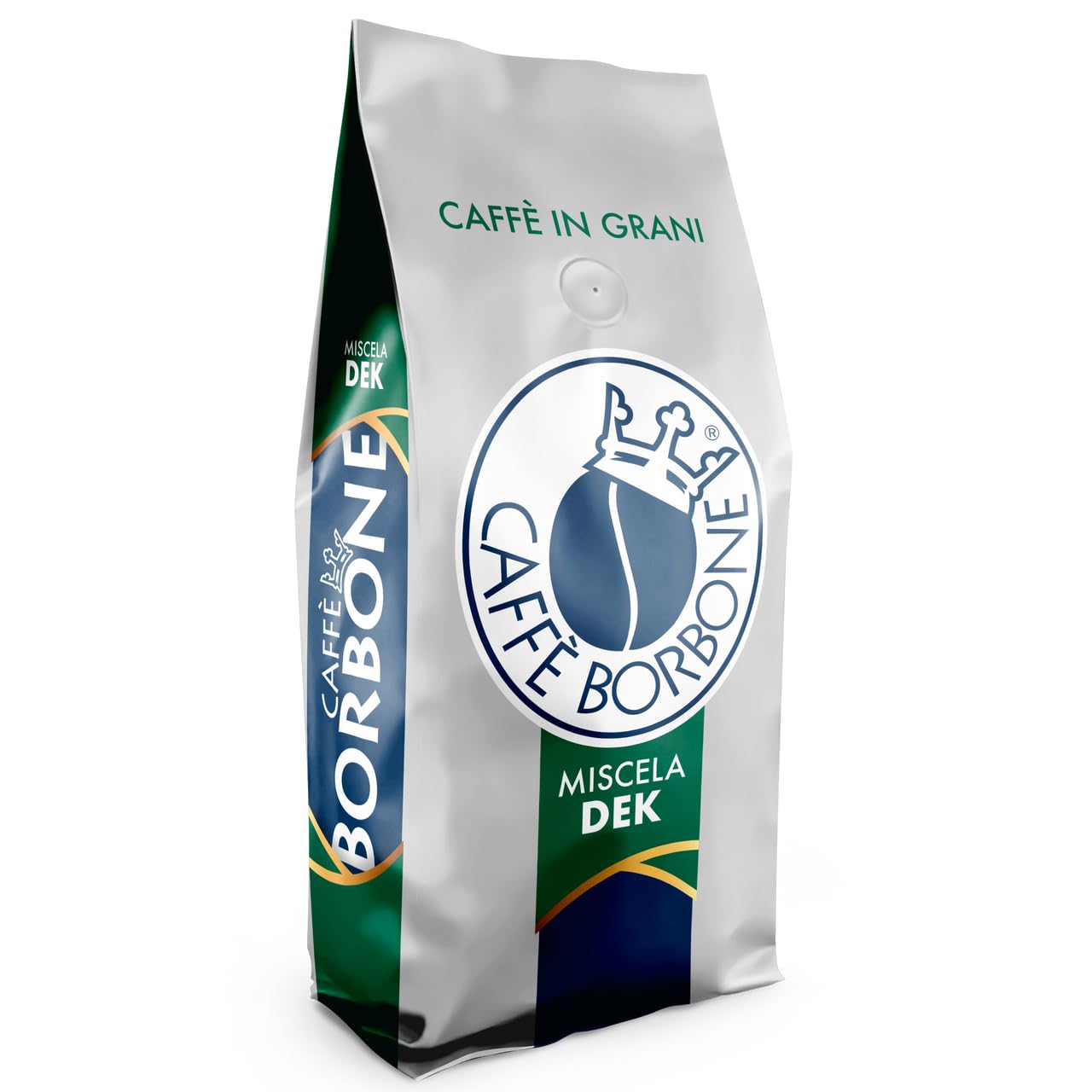 Caffè Borbone bag beside kitchen scale for size and 2.2 lb portion reference