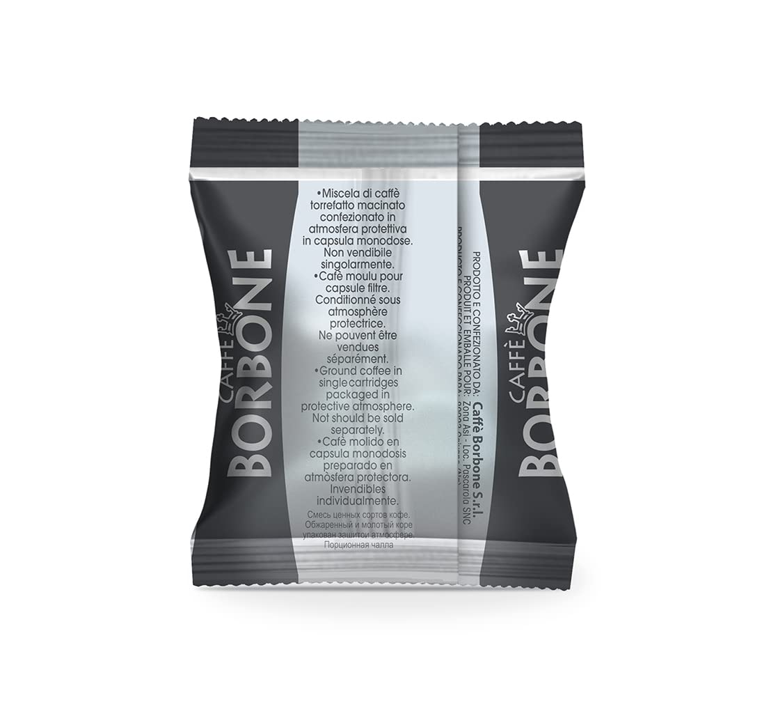 Caffè Borbone compatibility chart beside machines showing Original-line fit guidance