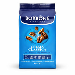 Caffè Borbone front packaging showing 1 kg bag and branding for storage benefit