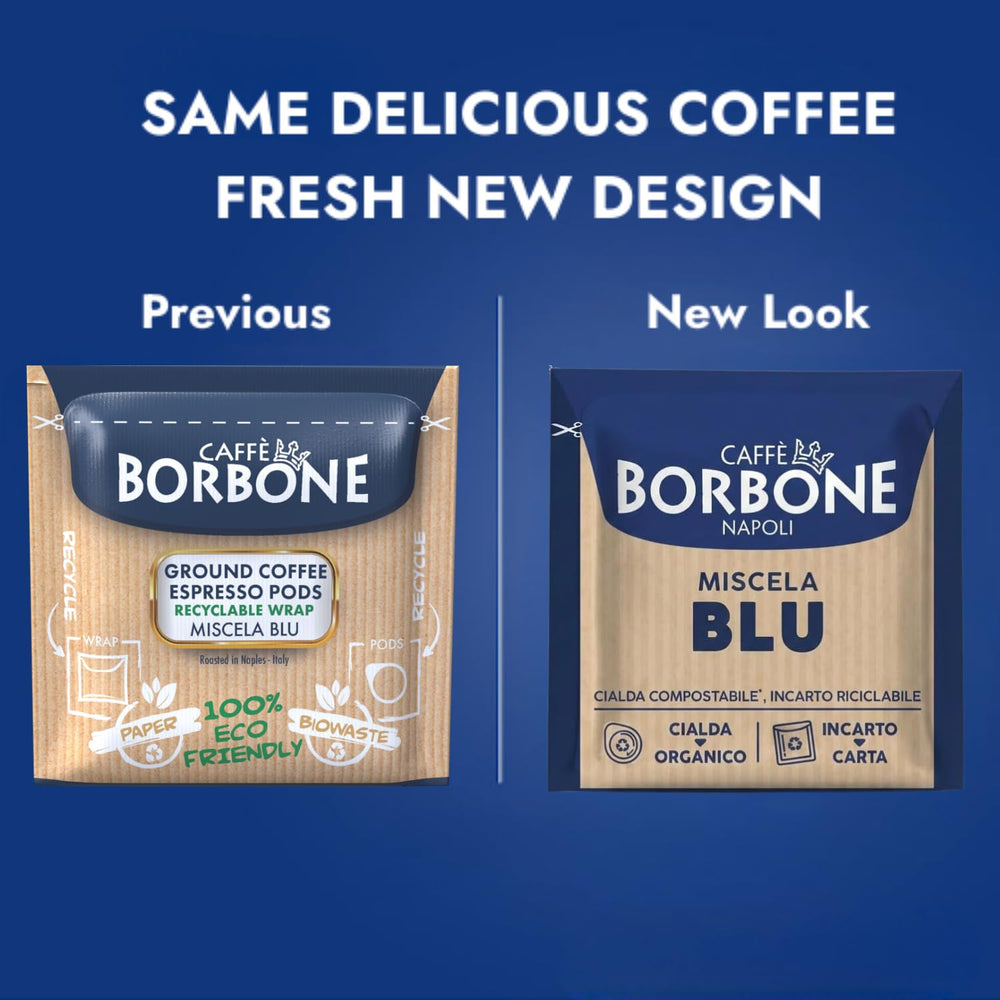 Caffè Borbone espresso shot with thick crema highlighting rich extraction