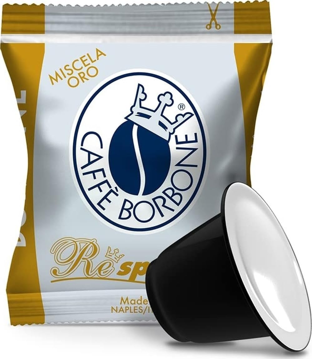 Caffè Borbone front box showing 100 pods and product name for convenient supply