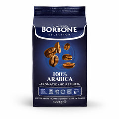 Caffè Borbone front of bag showing 2.2 lb label and branding benefit