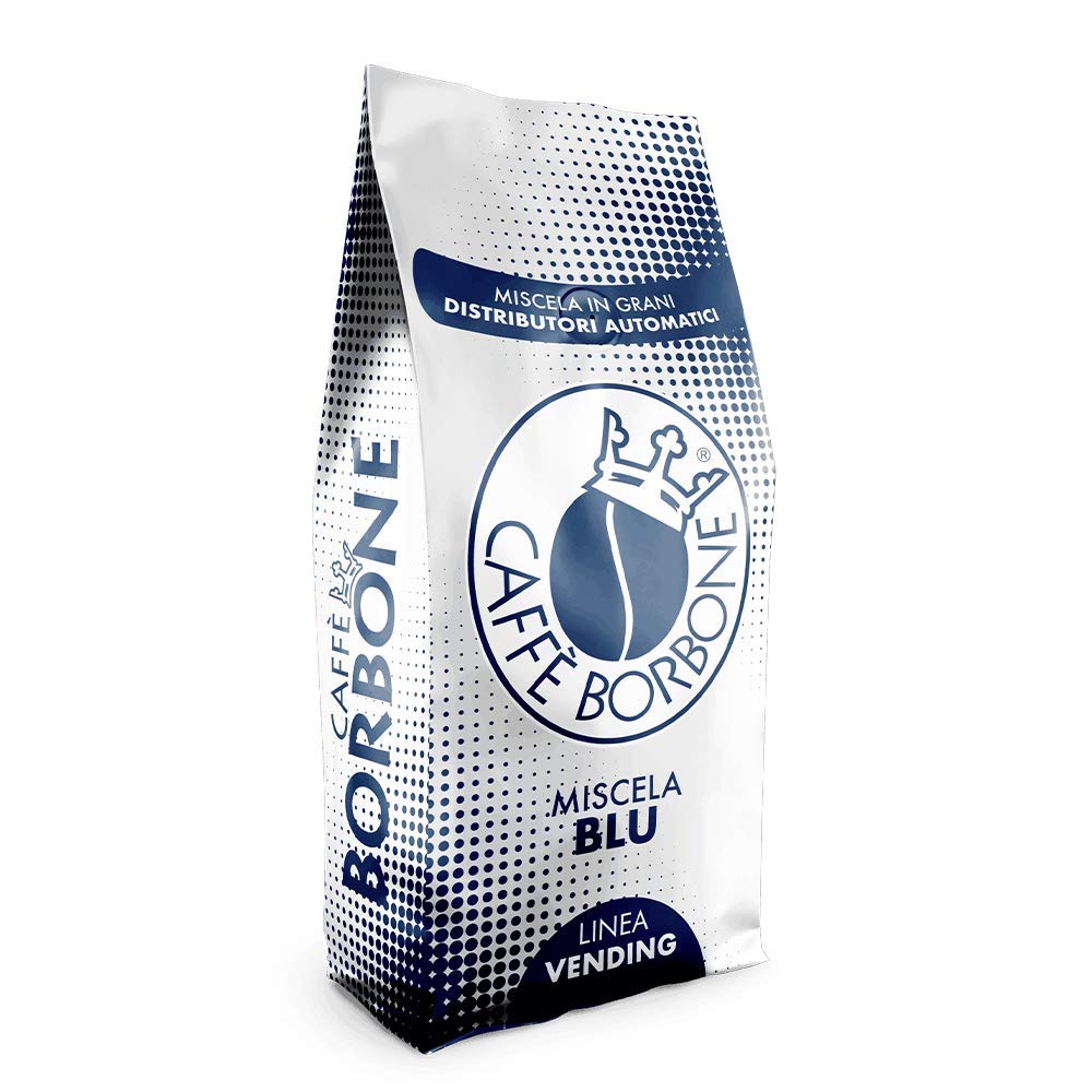 Caffè Borbone front packaging showing Italian branding and roast details, clear product benefit