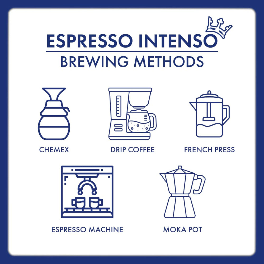 Caffè Borbone open bag top view with whole beans for freshness insight