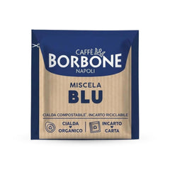 Caffè Borbone open pack revealing rows of pods for quick brewing