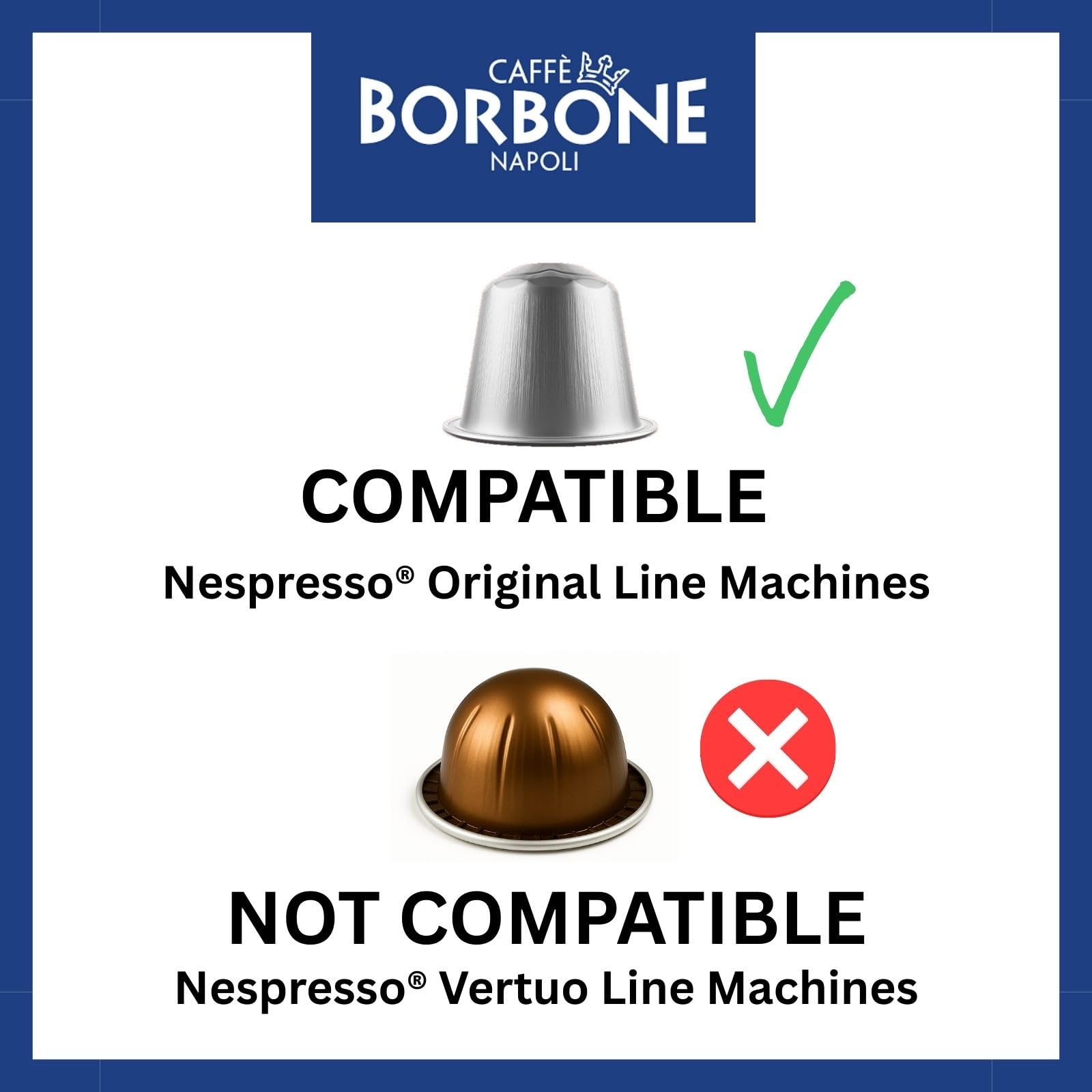 Caffè Borbone stacked boxes in pantry illustrating bulk supply and value for frequent drinkers