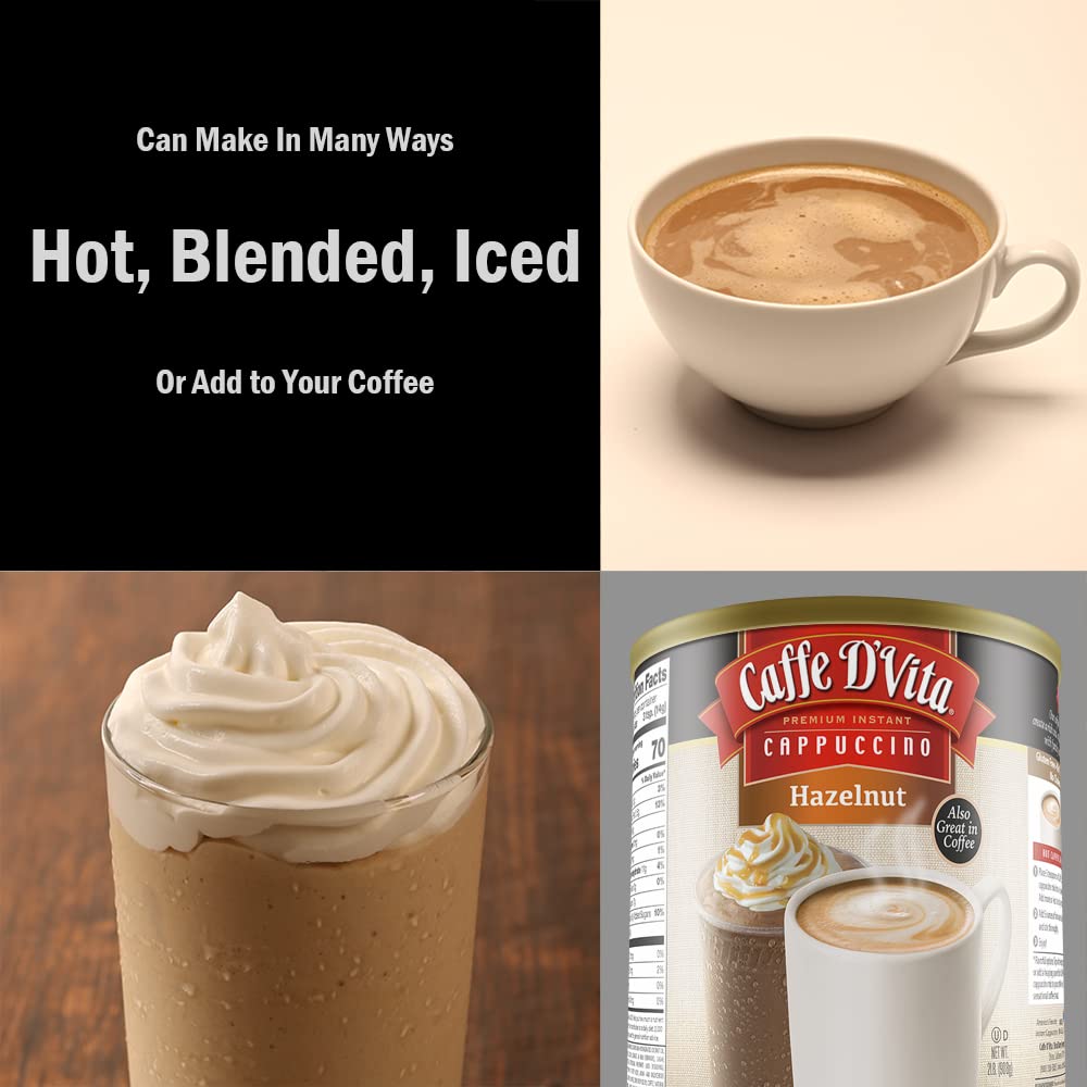 Caffe D'Vita can beside measuring spoon shows portion size convenience