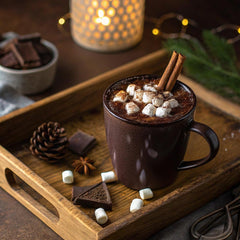 Caffe D'Vita cold blended drink demonstrating iced cocoa refreshment